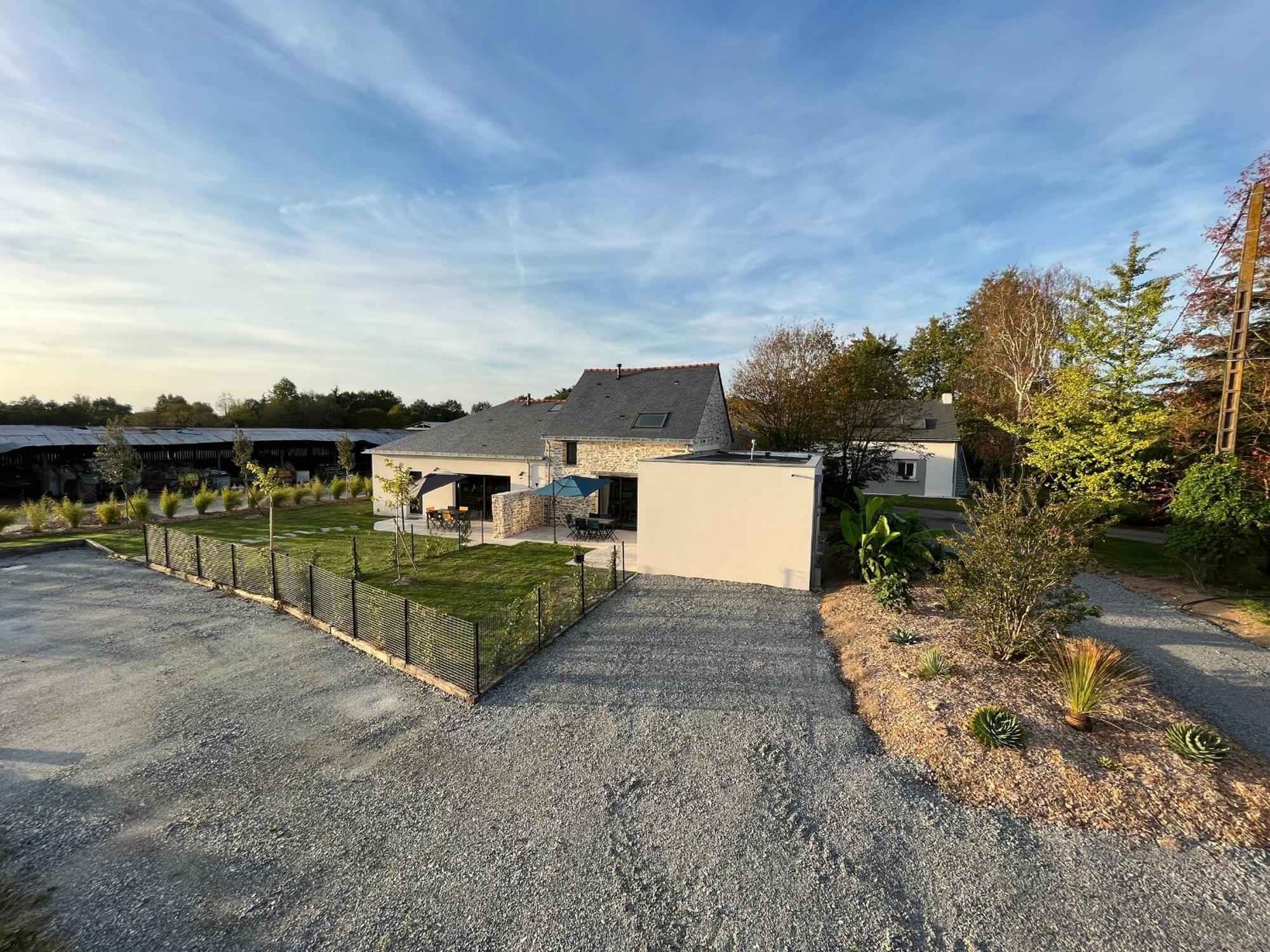 Gite Familial Renove Pres Du Canal De Nantes Avec Jardin, Terrasse, Wifi Et Chambres Mansardees - Fr-1-306-1263 Nort-sur-Erdre  外观 照片